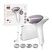 Philips Lumea 8000 Series, dispositivo di epilazione IPL, alternativa ai dispositivi di epilazione laser, con tecnologia SenseIQ, 4 accessori per corpo, rifinitore a penna Satin Compact, BRI949/00
