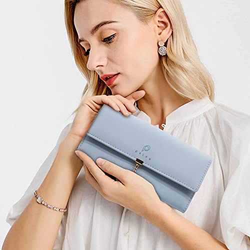 Image of PALAY Wallet for Women, PU Leather with Zipper, Card Holders, Phone Pocket