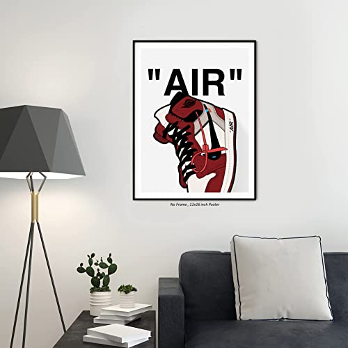 Hypebeast Chicago Sneaker Poster – (12X16 Inch) Unframed – Aj Wall Art, Hypebeast Room Decor, Michael Jordan Poster, Sneaker Air Gym Shoes Shoebox Collection Aesthetic Cool Poster For Teen Boys Guys Men Room Dorm Bedroom Wall Decor By Liya Design Prints #TOP4