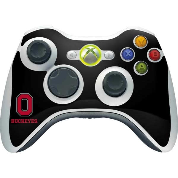 Skinit Decal Gaming Skin Compatible with Xbox 360 Wireless Controller - Officially Licensed Ohio State University Ohio State University Design