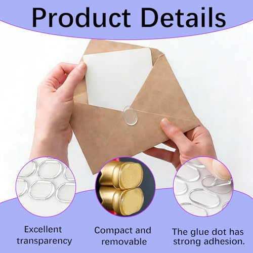 480 Stück Doppelseitige Klebepunkte Transparent – Abnehmbare Klebepads 13x8 mm für Party-Deko & Ballons, Acryl Klebepunkte für DIY & Büro, Geschenk zu Karneval & Ostern
