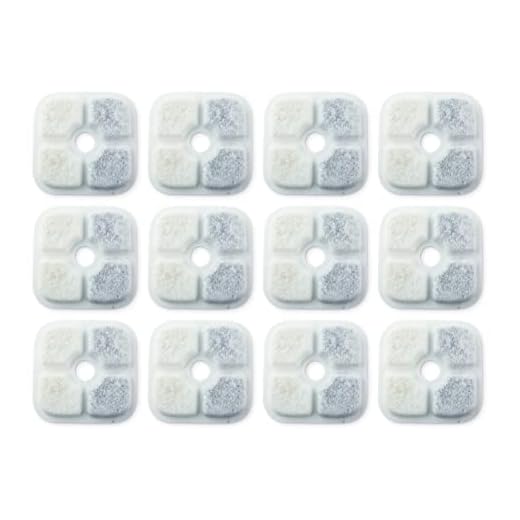PET STANDARD Water Filters, Compatible with Catit® PIXI™ Water Fountain, Pack of 12