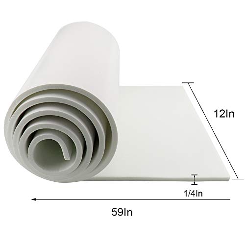 Image of DGSL Foam Insulation Neoprene Sheets with Adhesive, 12''W x 59''L x 1 /4''T