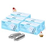 GreatWhip 120 Stück 8,2g N2O Sahnekapseln Lachgas Kapseln, passend für alle handelsüblichen Sahnebereiter und Sahnespender Sahnesyphon