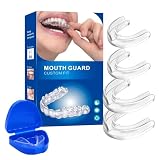 Anti Ronflement Efficace Puissant, 4 Pièces Dispositifs Anti Ronflement, Confortable Gouttiere Anti Ronflement et Réducteur de Ronflement, Utilisation Nocturne Adaptée à Tous
