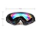 Binboll Adjustable UV Protective Outdoor Glasses Motorcycle Goggles Dust-Proof Protective Combat Goggles Military Sunglasses Ski Goggles to Prevent Particulates and Fog in Colorful