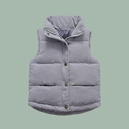 Baby Boys Girls Corduroy Jacket Toddler Kids Sleeveless Fleece Winter Coat Vest Sherp𝐚 Button Down Warm4