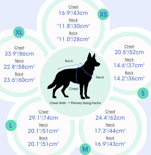 Image of MIGOHI Dog Anxiety Relief Jacket, Breathable Calming Shirt for Dogs, Soft Compression Vest for Storm, Fireworks, Separation - Dog Anxiety Calming Wrap Helps Stop Shaking & Barking, Pink M