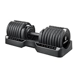 可変式ダンベル 34kg Pure Series ブラック 単品 正規品 バイズーム Byzoom