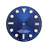 Quadrante dell'orologio luminoso verde con logo S da 28,5 mm(3)