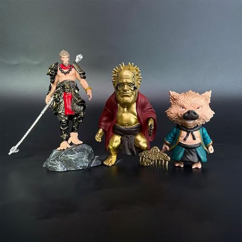 Estatua Wukong Rey Mono 1 pulgada Resina Arte Retro miniatura 4