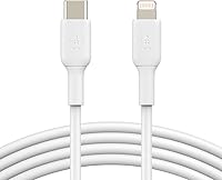 Vista 9 de Belkin BoostCharge - Cable USB C a Lightning trenzado de nailon de 3.3 pies/1M, con certificación MFi de 18 W con Entrega de Energía, cable de carga