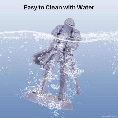 Image of ELEGOO Upgraded Water Washable Resin 2.0, Black 1000G | 3D Printer Resin Low Viscosity and High Precision, 405nm Rapid UV-Curing Photopolymer Resin, 3D Resin for LCD /DLP 3D Printing