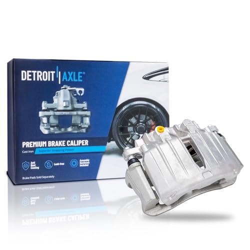 Image of Detroit Axle - Rear Left Brake Caliper with Bracket for 2001 2003-2006