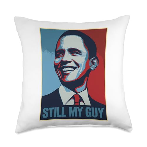 Barack Obama Still My Guy Obama Portrait Throw Pillow