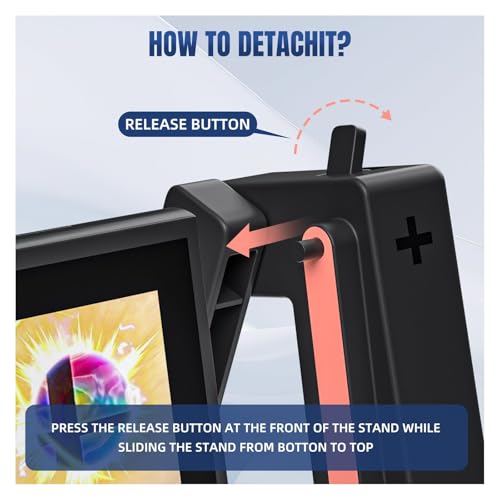 HEATFUN Switch 2 Car Headrest Mount & Table Stand – Wide-Fit Adjustable Hooks, Case-Friendly Grip, Multi-Angle Switch 2 Holder, Anti-Slip Stable Stand for Road Trips, Airplanes, Home Gaming by HEATFUN - Image 6