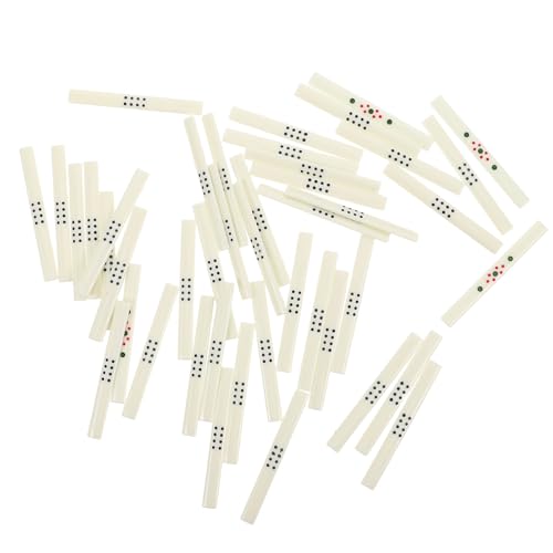 Juego de accesorios para puntuación Mahjong 44 piezas miniatura 1