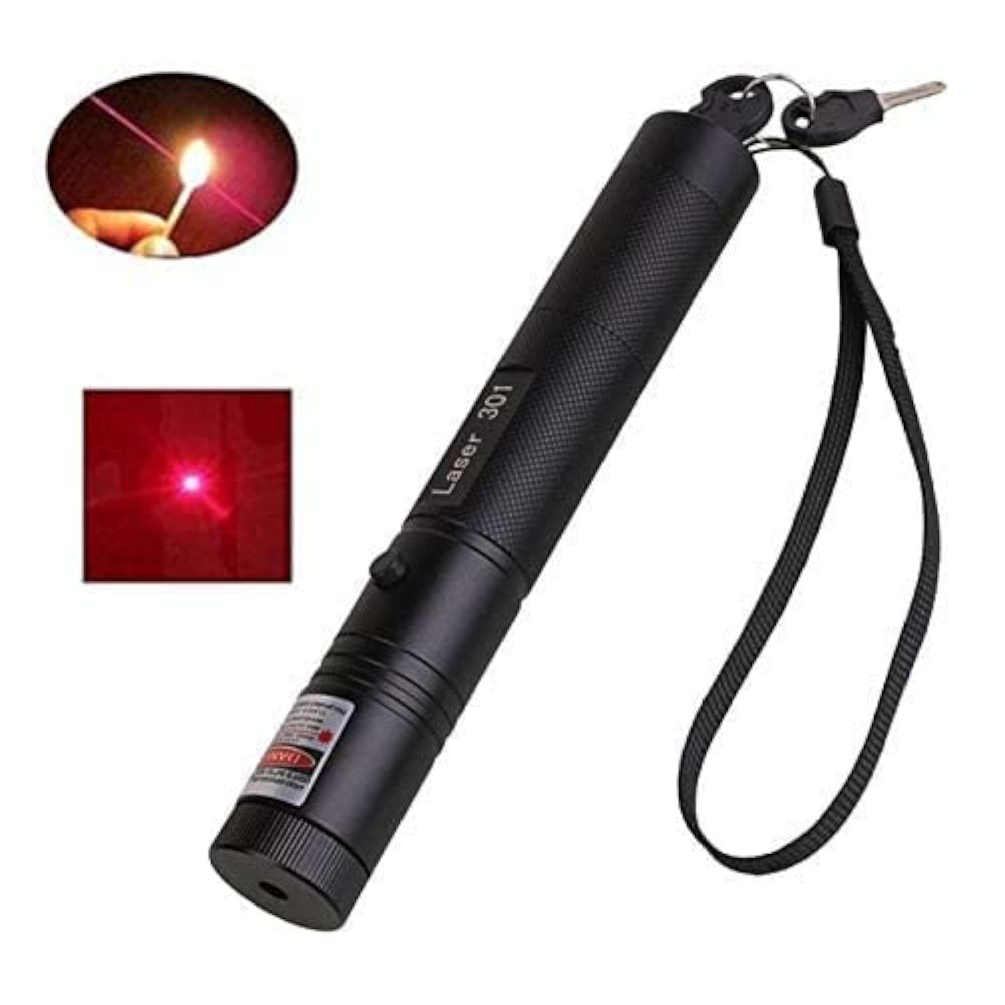 High Power Laser Pointer Pen - Rechargeable Handheld Light