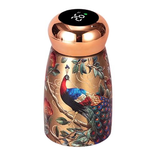 Generisch Botella de agua aislada para niños – Botella de agua portátil de acero inoxidable | Botella térmica pequeña para niños | Diseño chino Vaso para viajes Camping Oficina al aire libre