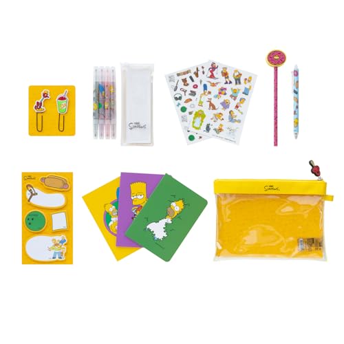 Grupo Erik Set Papeleria The Simpsons: Material Escolar con