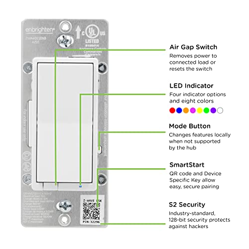 Enbrighten 58433 Z-Wave In-Wall Smart Light Switch thumb #3