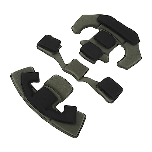 Substituição de Almofadas de Capacete, Kit de Acolchoamento de Esponja de Nylon Com Gancho e Laço Co