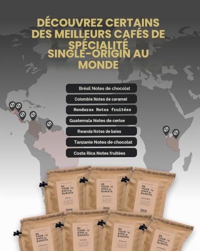 Coffret cadeau original de café gourmet – 14 des meilleurs cafés spécialisés et biologiques | Idée cadeau de boîte aux – vue 3