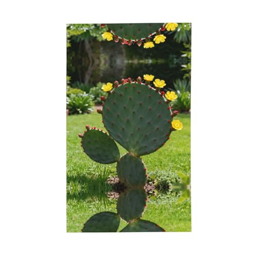 cactus Garden Flags for Outside - Flags with Flower Designs,Outdoor Flag for Garden Decoration