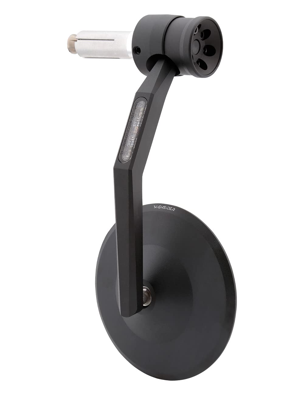 HIGHSIDER Montana Rim Motorrad Lenkerendenspiegel mit LED Blinker, E-geprüft (Stück)