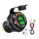 【Duales USB-Schnellladegerät】Zwei USB-Schnellladeanschluss (Ausgang: 5V / 3,4A, 9V / 2,5A, 12V / 2A), die wie DCP BC1.2 Schnellladung Vereinbarung unterstützt Apple Divider3 / Samsung 1.2V Qualcomm QC2.0 /QC3.0, Huawei FCP, Samsung AFC