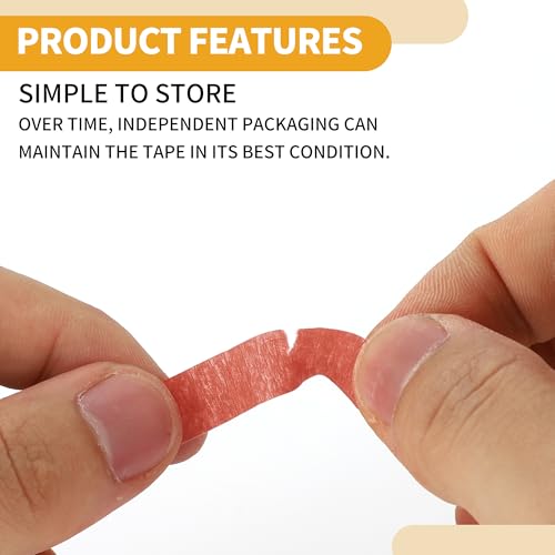 Image of 1 Pc Painters Tape Masking Master Tape Easy Removal Red 5000x1.2x0.01cm / 54.68 Yards x 0.47 Inches x 140um