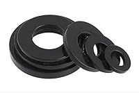 Algopix Similar Product 4 - 100PACK M6x12 Black Nylon Flat Form