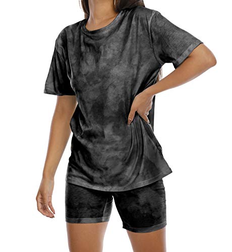 Two-piece outfits sets summer clothes - casual shorts for women c…