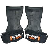 GORILLA SQUAD(ゴリラスクワッド) ゴリラグリップス パワーグリップ Ver.2.7 高強度滑り止めラバー 男女兼用 握力補助 GORILLA GRIPS オレンジ S