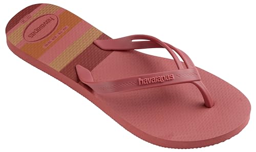 Havaianas Chinelo feminino com estampa elegante, Pau Brasil, 4.5/5 UK