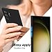 LoeoeL for Samsung Galaxy S23 Ultra Phone Case Silicone, Minimalist Ultra Thin Slim Soft Rubber Gel Solid Color Matte TPU Cute Case for Women Men, Girly Plain Aesthetic Design & Camera Cover, Black