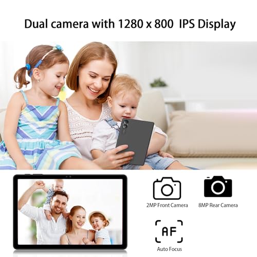 Image of 11 Inch Tablet Android 14 Tablet,128GB Pad with Protective Case, Octa Core Processor, WiFi 6, 11'' IPS HD Display, 8000mAh Battery, 2+8MP Dual Camera
