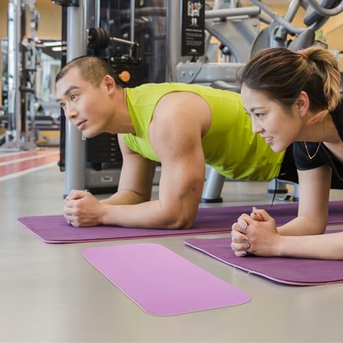 2pcs Abdominal Wheel Mat Yoga Knee Pad Yoga Mat Yoga Knee Mat Elbows Cue Lap Mats Foam Exercise Mat Brace Knee Pads Yoga Kneeling Pad Yoga Supply Yoga Supplies Ab Wheel Survive Tpe