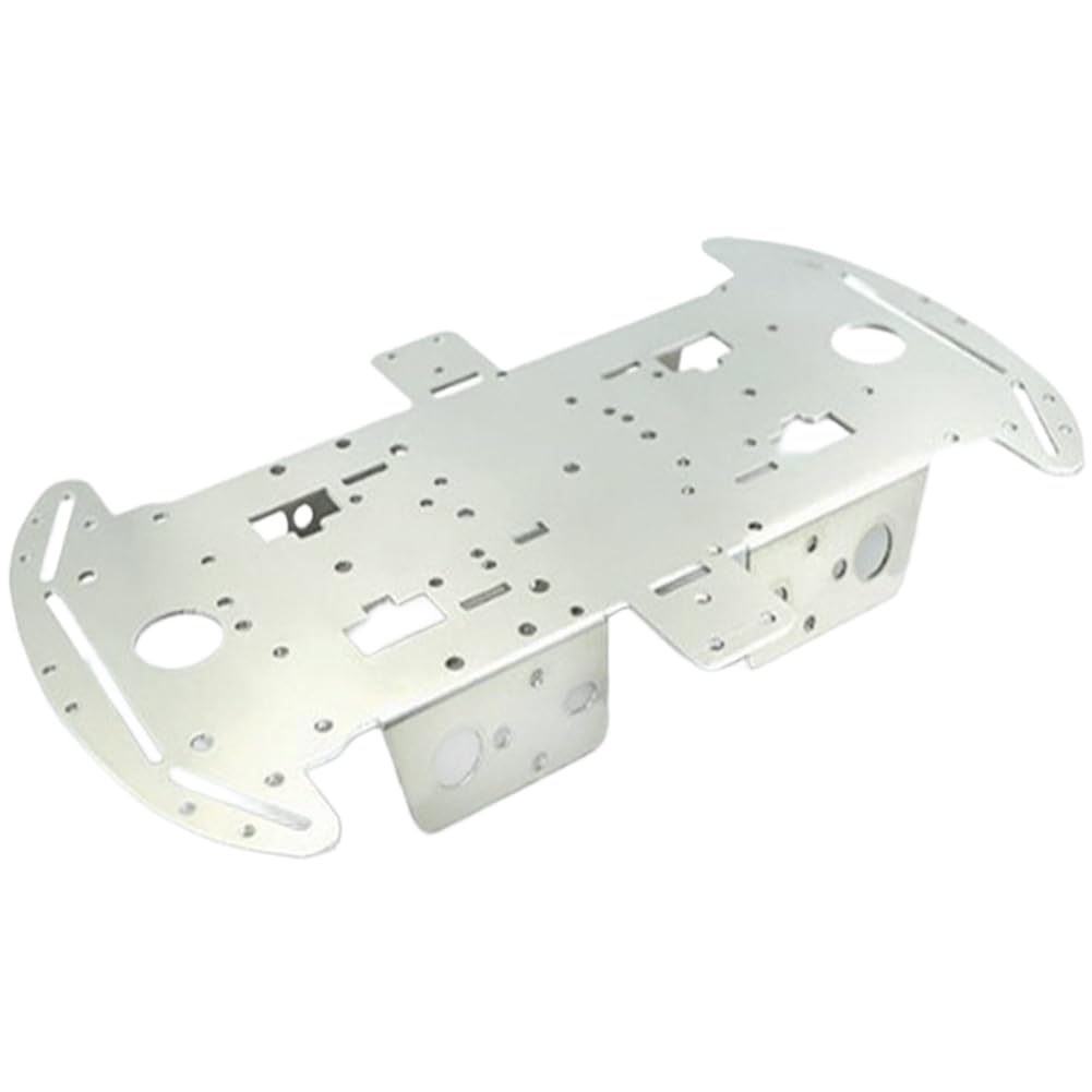 Opatiny 4WD Robot Car Chassis Kit with for Mecanum Wheels, Aluminum Alloy for Metal Frame, 60mm Omnidirectional Wheels for DIY Educational Robotics Projects, Compatible with for tt for Motors