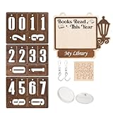 DzpKrka Contatore Libro Scudo - Lettura - Decorazione | Lettura Contatore Libri Scudo - Per Libreria Angolo Lettura Club Lettori Insegnanti Studenti Bibliotecari Autori