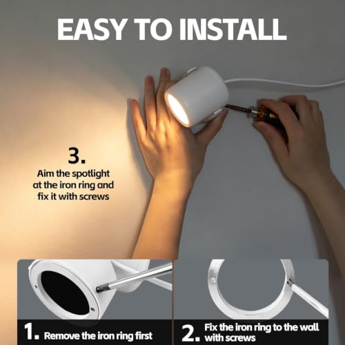 Image of Stepless Adjustable Color Temperature and Dimmable Uplights Indoor