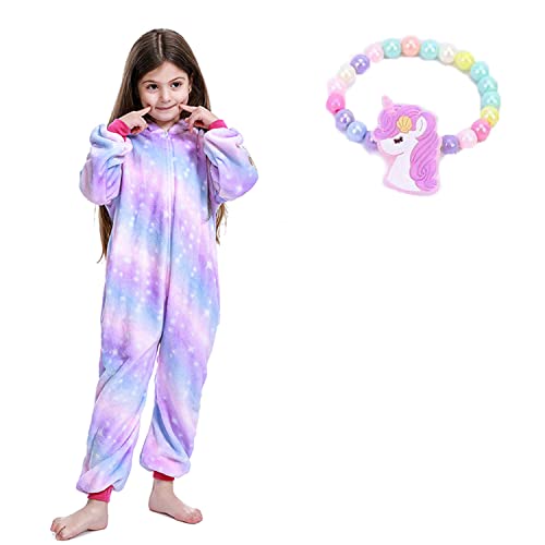 Enfant Licorne Onesies Unisexe Une pièce Pyjama Cosplay Costume Cadeau pour Les Filles Cover