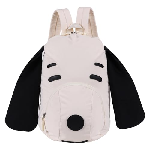 Aesthetic Cartoon Backpack for Women,Cute Funny Dog Backpack For Anyone Color White