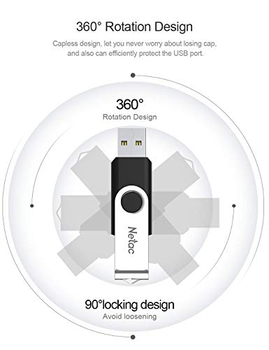 Unidade Flash USB Netac U505, 3.0 256GB
