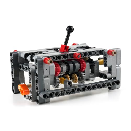 Sparkleiot MOC 5 Speed with Reverse Gearbox Model for Building Blocks Blocks Engine Gear Speed Adjust/Technology Car Modification