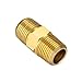 WADEO 3/8 Inch Natural Gas Quick Connect Fittings, LP Propane Gas Hose Quick Disconnect Kit for Low Pressure Propane/Natural Gas Systems, 3/8'' Male NPT Thread x 3/8'' Female NPT Thread