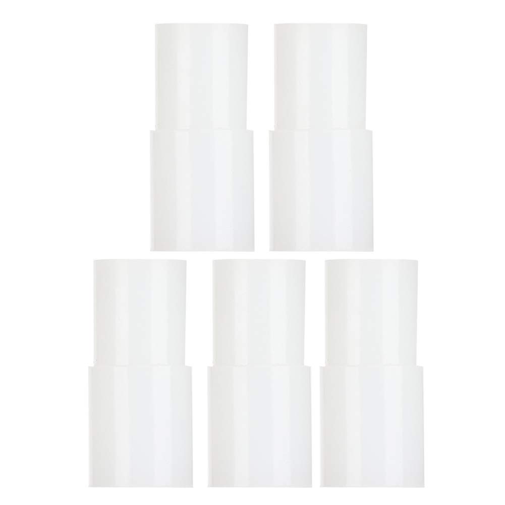 Hottptyer 5Pcs Aquarium Tube Adapter Rubber Pipe Reducing Connector Transparent For Water Transfer (Large)