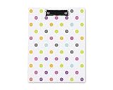 Blue Sky Clipboard Folio, Letter Size Paper Writing Pad Included, Hard Cover, 9.5