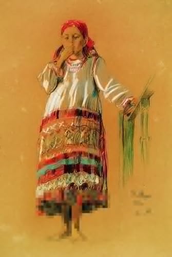 Poster Image Impression Toile Paysanne Vinogradov Déco Murale 60x90