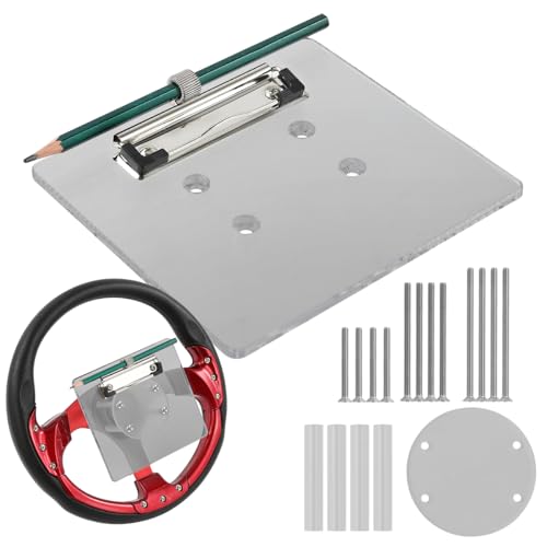 YUWEIDG0769 Golf Cart Steering Wheel Scorecard Holder with Pencil Holder